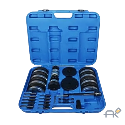 Набор инструментов для ступичных подшипниковVAG(24862 мм:VWLupo.AudiA2 1.21.24866мм:VWPolo.Fabia.24872 мм:VWPolo. Fabia.24885 мм:VWT5/Touareg/Multivan)в кейсе (F-4305)